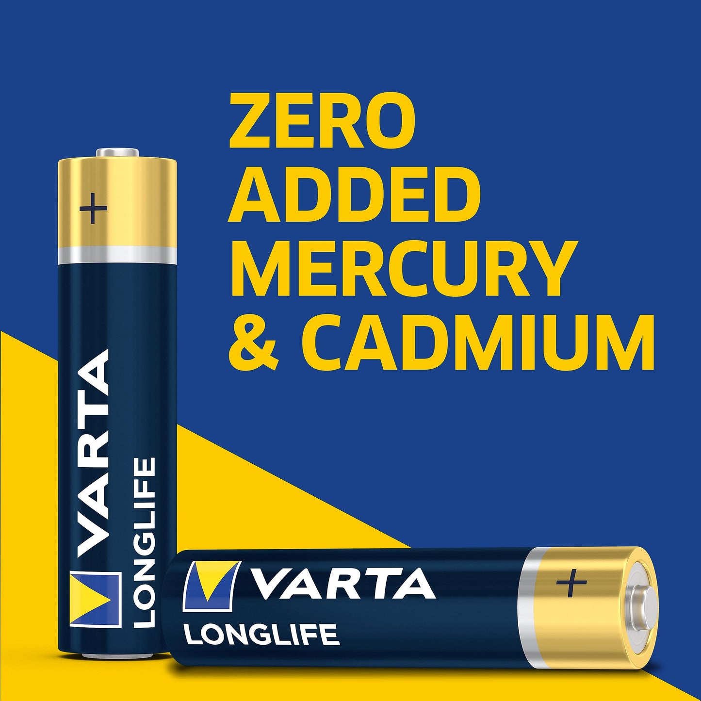 VARTA Longlife AA Batteries (100 Pack), Alkaline Triple A Battery