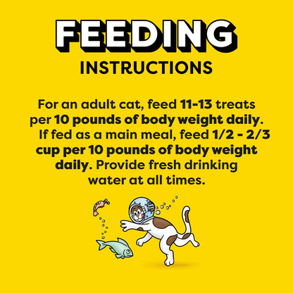 Temptations Classic Crunchy and Soft Cat Treats, Seafood Medley Flavor, 3 oz. Pouch (Pack of 12)