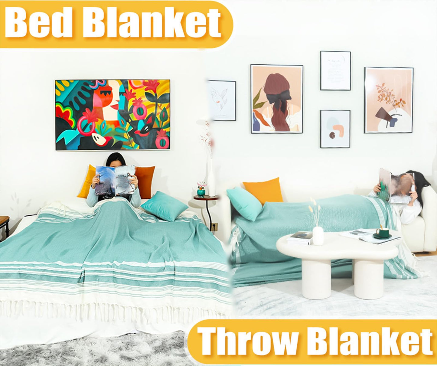 Yongoes Oversized Turkish Beach Towel Blanket Cotton Giant XL Sandproof Towels Huge Linen XXL Extra Large Big Throw Quilt Blankets for Adults Cloud Travel Camping Glamping Accessories Essentials