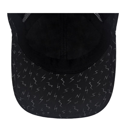 Sprints Race Day Performance Reflective Running Cap | The Lightweight, Quick Dry, Sport Hat, One Size, Unisex (US, Alpha, One Size, Nocturnal Not So Neon Flash Reflective)