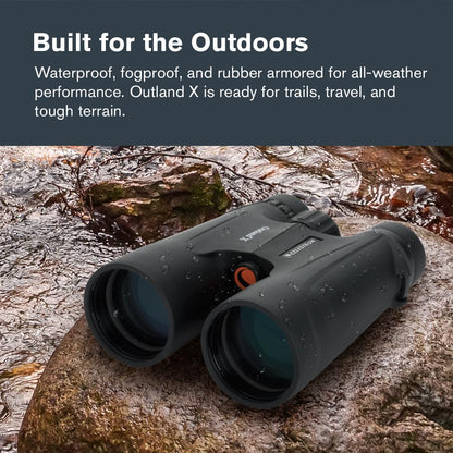 Celestron – Outland X 10x50 Binoculars – Waterproof & Fogproof – Binoculars for Adults – Multi-Coated Optics and BaK-4 Prisms – Protective Rubber Armoring, Black