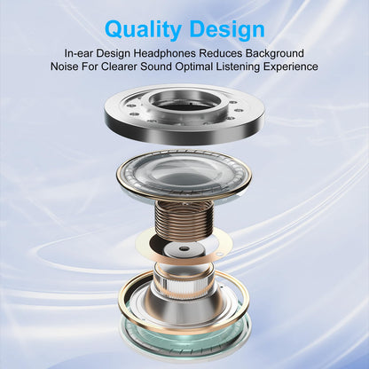 USB C Headphones for iPhone 16e/16/16 Pro/16 Pro Max/16 Plus/15 Pro/15 Pro Max/15 Plus/15,iPad Pro,Type C Wired Earbuds Microphone Earphones for Samsung Galaxy S25 Ultra/A17,Pixel 10 9 8 7,One Plus9