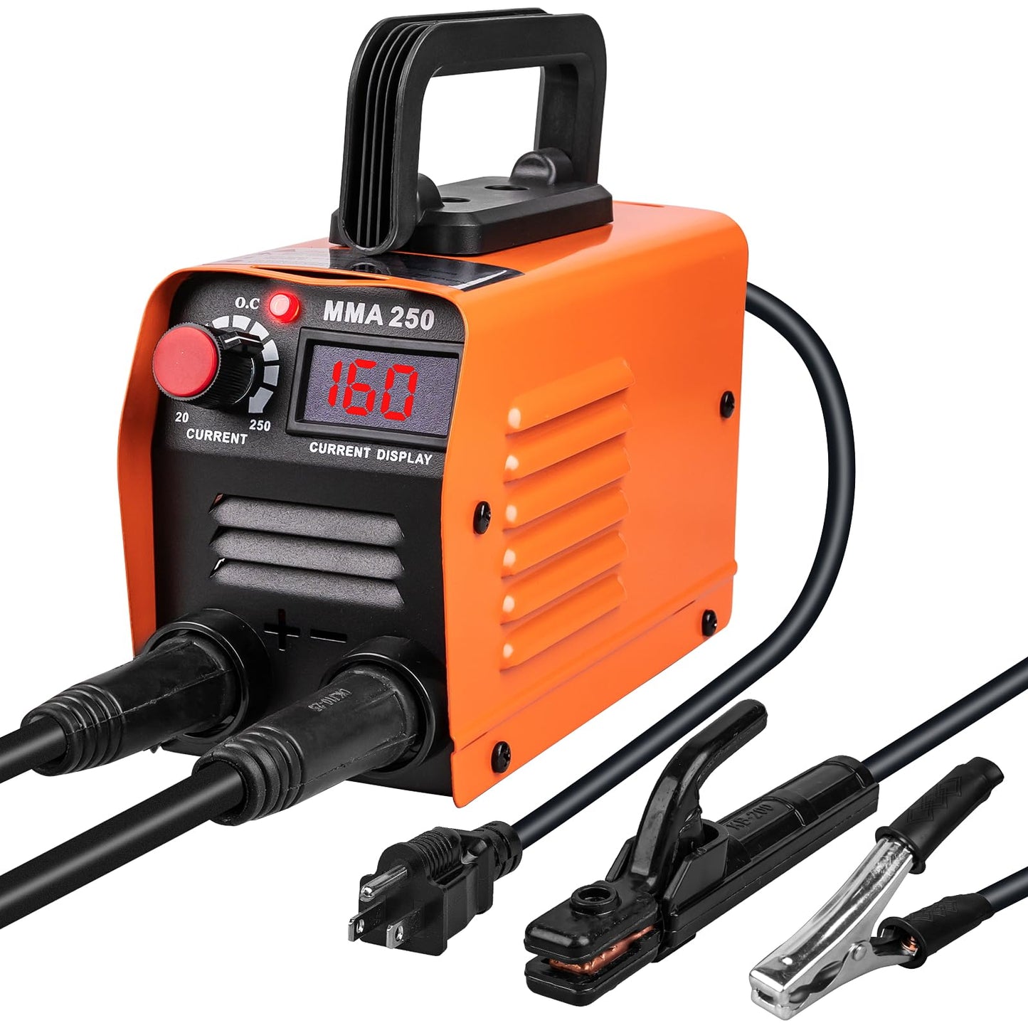 Siasky Mini Welding Machine, Upgraded Welder Machine 110V, Portable Stick Welder MMA-250A, IGBT Inverter Welder with Hot Start, Arc Force, Anti-Stick (10 welding rods)