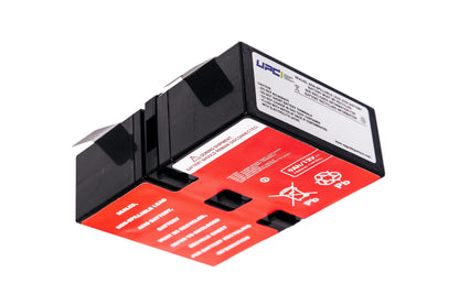 UPC UPGRADE PARTS COMPANY APCRBC124-UPC Replacement Battery, 9Ah, 24VDC for APC RBC124 Back-UPS Models BX1500M, BR1300G, BX1500G, BR1500G, BX1300G, BN1080G Assembled in USA!