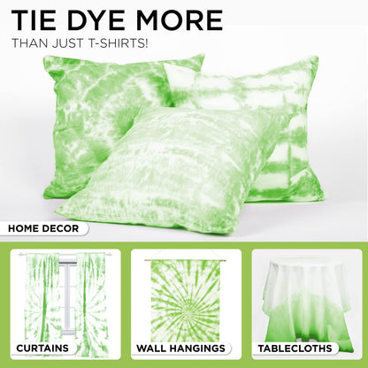 Tulip One Step Tie Dye Kit: Mini Neon Kit in Teal and Green