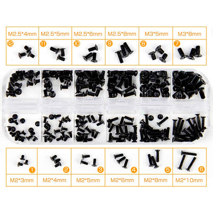 Akuoly Laptop Screw Set Notebook M2 M2.5 M3 Replacement Screw Kit 240 Pieces for Dell Samsung IBM HP Sony Toshiba Gateway Acer Lenovo Laptops