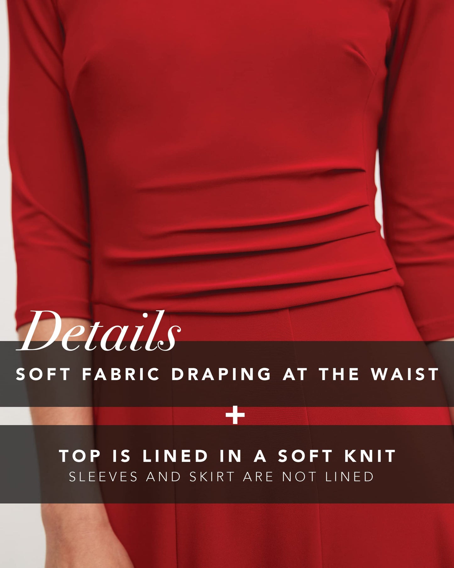 Rekucci Women's Flippy Fit N' Flare Dress with 3/4 Sleeves (6, Burgundy)