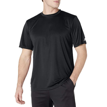 Russell Athletic Men's Short Sleeve Performance T-Shirt, Black, 3X-Large