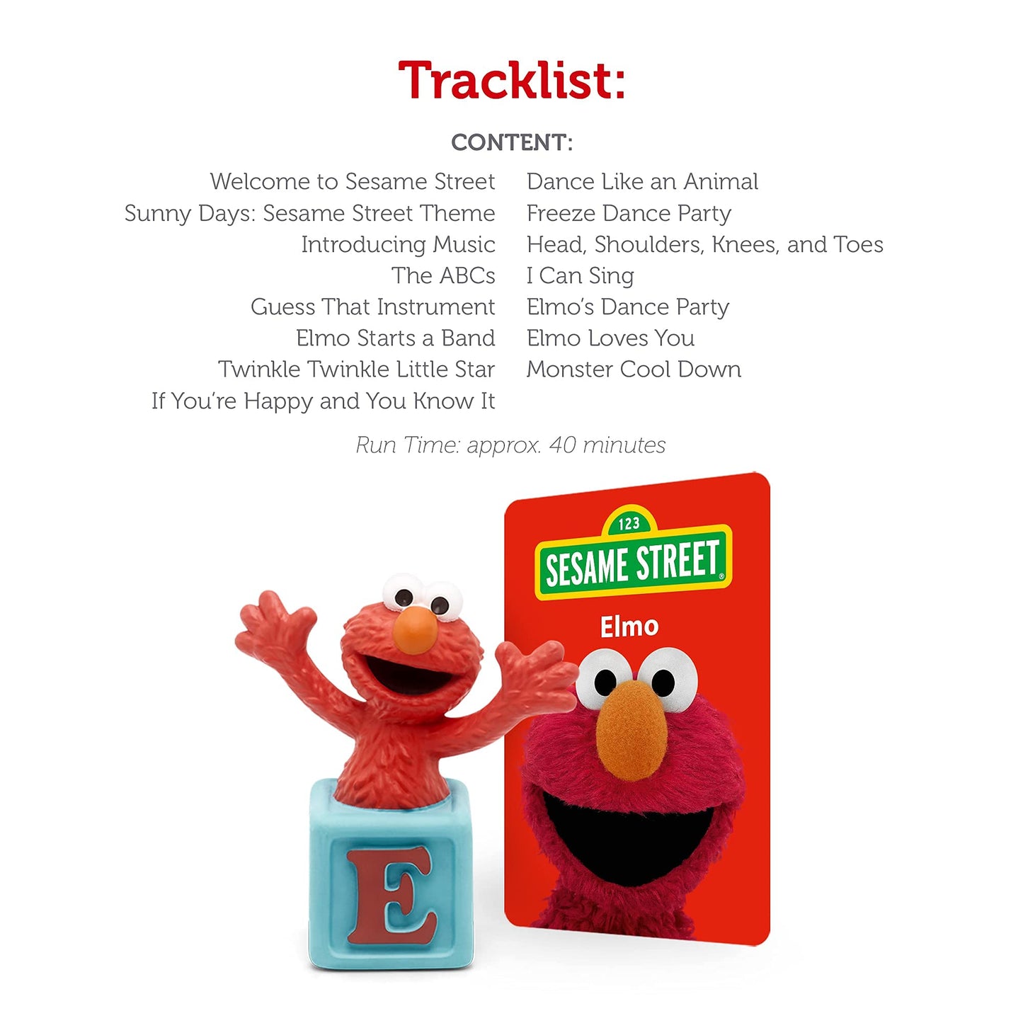 Tonies Elmo Audio Toy Figurine from Sesame Street