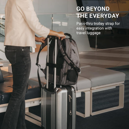 SwissGear 1900 Scansmart TSA 17 Laptop Backpack, Black, 19-Inch