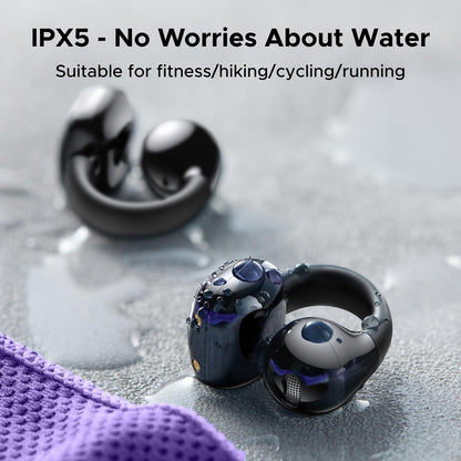 UGREEN Open Ear Wireless Headphones Bluetooth 5.4, 12mm Driver Sports Earphones with ENC, Fast Charging for 30 Hours Playtime, Compatible with iPhone Android and Bluetooth Devices