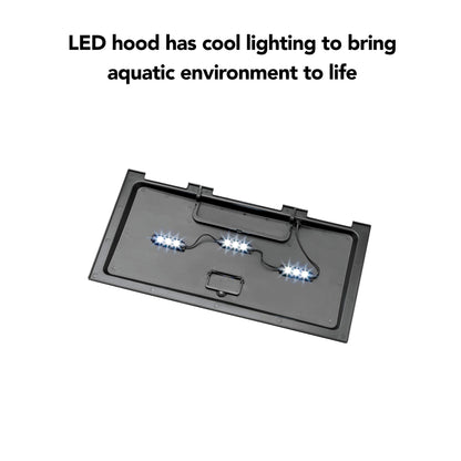 Aqueon Aquarium Fish Tank Starter Kit with LED Lighting 10 Gallon Fish Tank
