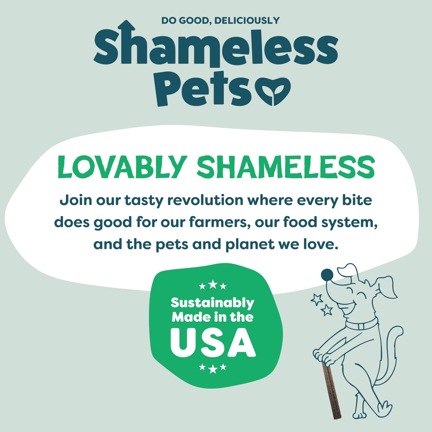 Shameless Pets Dental Treats for Dogs, A Cluck A Day - with Digestive Support for Teeth Cleaning & Fresh Breath - Dog Bones Dental Chews Free from Grain, Corn & Soy