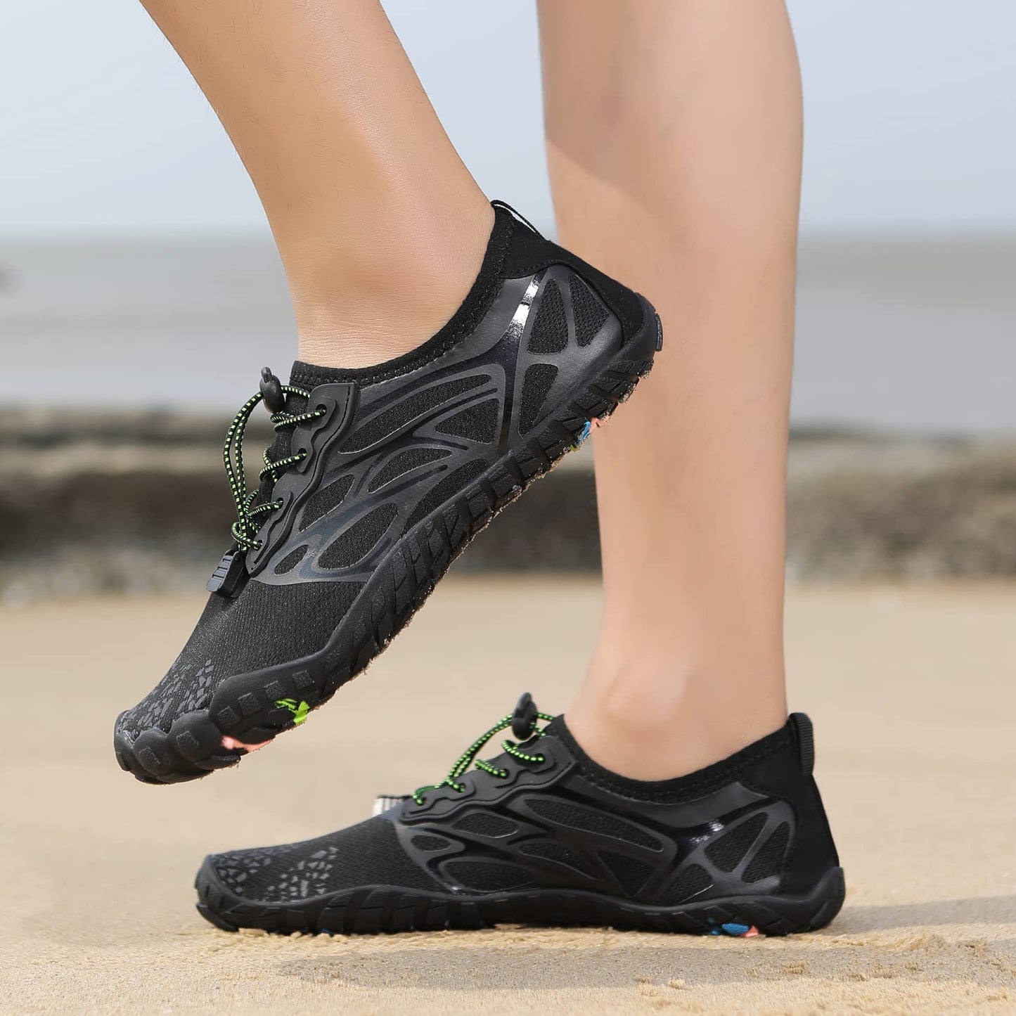 ziitop Water Shoes for Men Women Beach Barefoot Swim Rock Climbing Pool Shoes Socks, Anti-Slip Breathable Quick Dry Lightweight Slip-on, Outdoor Sport Hiking Walking Boating Fishing Diving Surfing