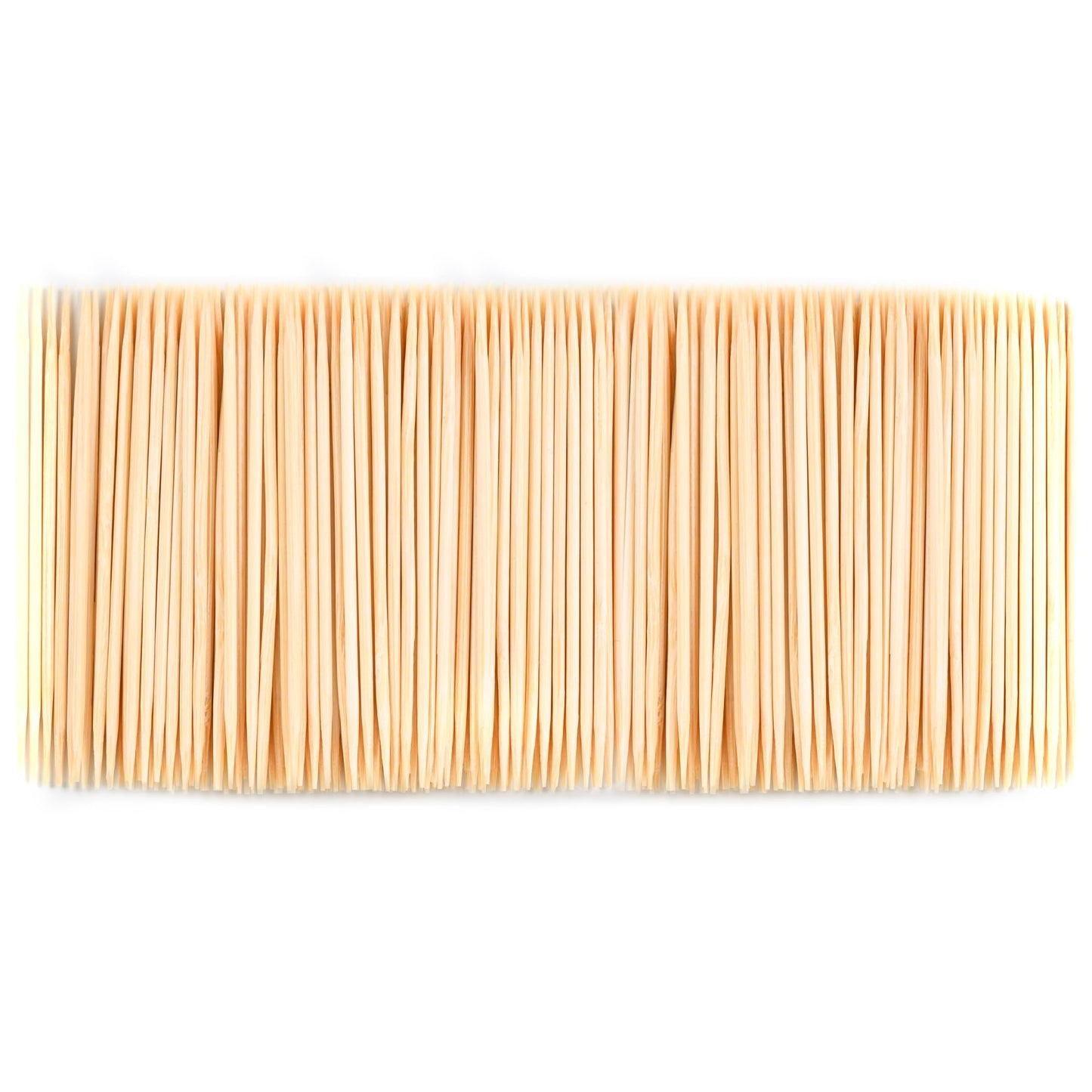 Damuzhi 1000 Count Bamboo Toothpicks Barbecue, Fruits And Teeth Cleaning - Round Double-Pointed Wooden Toothpicks, For Appetizers,Olives