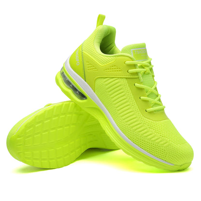 SKDOIUL Running Shoes for Women Sneakers Size 9.5 Fluorescent Green Athletic Tennis Walking Sneakers Woman Fashion Sport Gym Workout Shoes