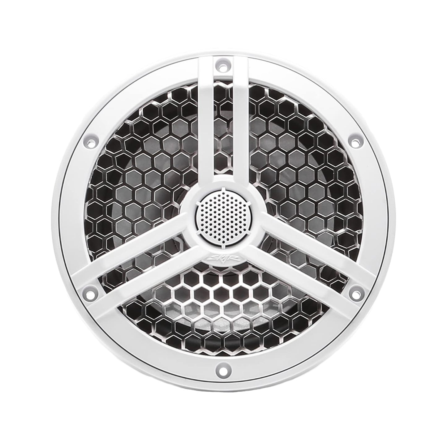 Skar Audio SK65M 6.5" 2-Way Marine Full Range 320 Watt Coaxial Speakers, Pair (White)