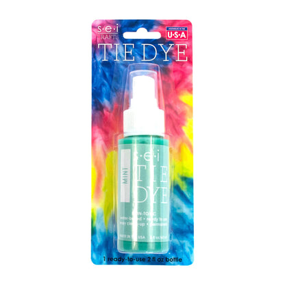 S.E.I. Mint Tie Dye Spray Bottle: 2oz. Non Toxic Fabric Dye Spray, DIY Permanent Clothing Dye, One Step, Ready to Use Tie Dye Supplies