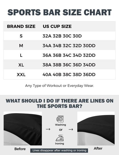 Sports Bras for Women High Support Large Bust, Outdoors High Impact Yoga Wireless Padded Bras,White Padded Low Back Athletic Sleep Workout Strappy Racerback Sports Bra Black XL-1