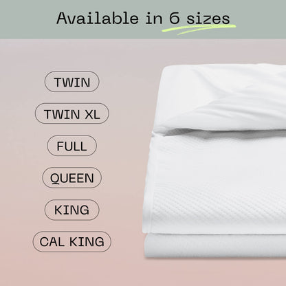 Coop Home Goods Ultra-Tech Waterproof Mattress Protector Cal King, Smooth Top Mattress Pad, Waterproof Cover, Up to 18 Inches Deep, Machine Washable, Noiseless Comfort, Cal King (72x84)