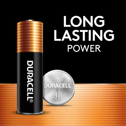 Duracell AAAA 1.5V Batteries, 2 Count (Pack of 1), AAAA 1.5 Volt Alkaline Battery, Long-Lasting for Cameras, Styluses, Flashlights and More