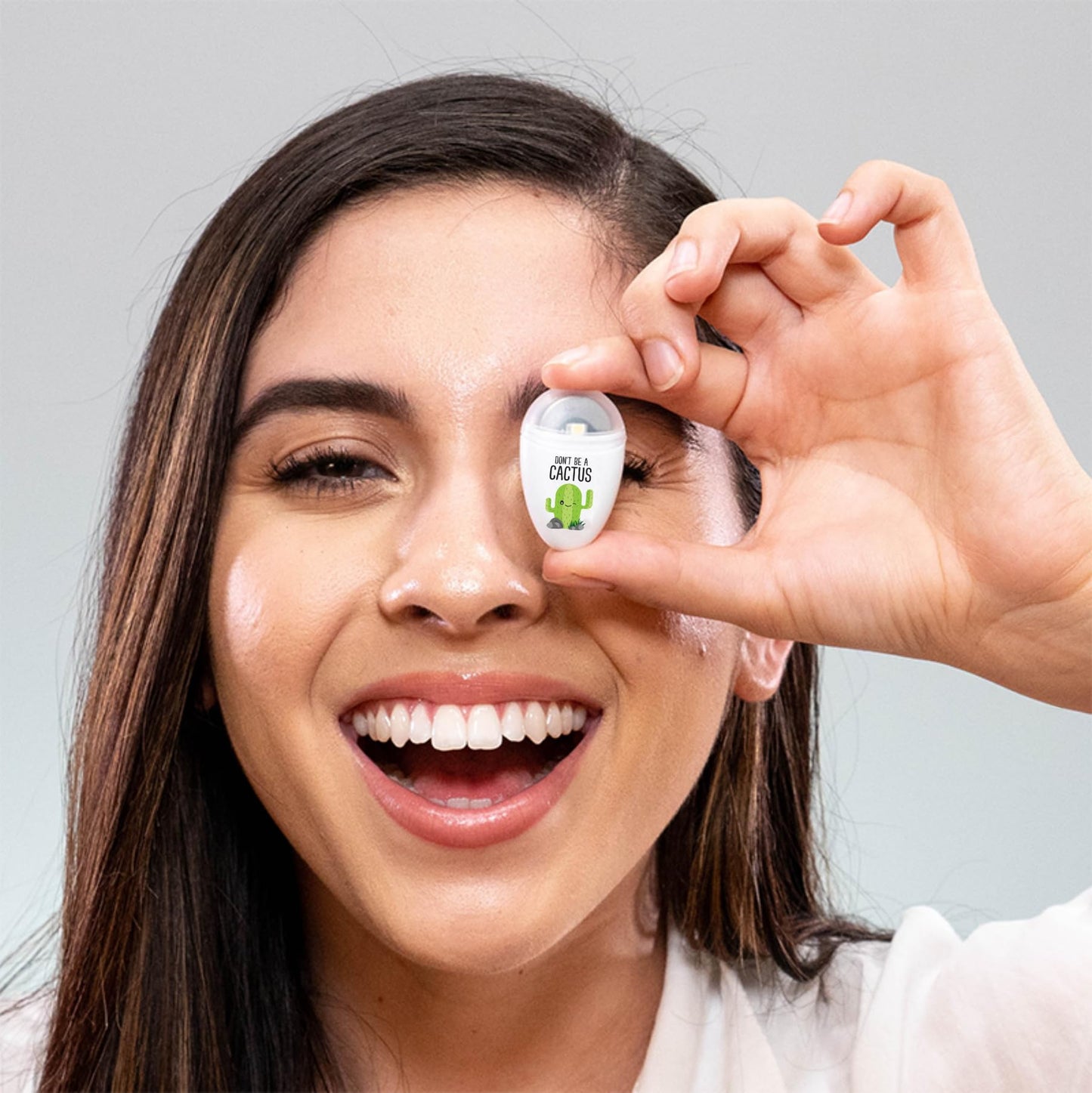 ULLA Drink Water Reminder, Smart Light for Water Bottle, Fits Most Bottles, Lights Up when Time to Drink, Hidrate Smart Water Bottle Reminder to Drink, Smart Hydration Reminder, Water Tracker - CACTUS