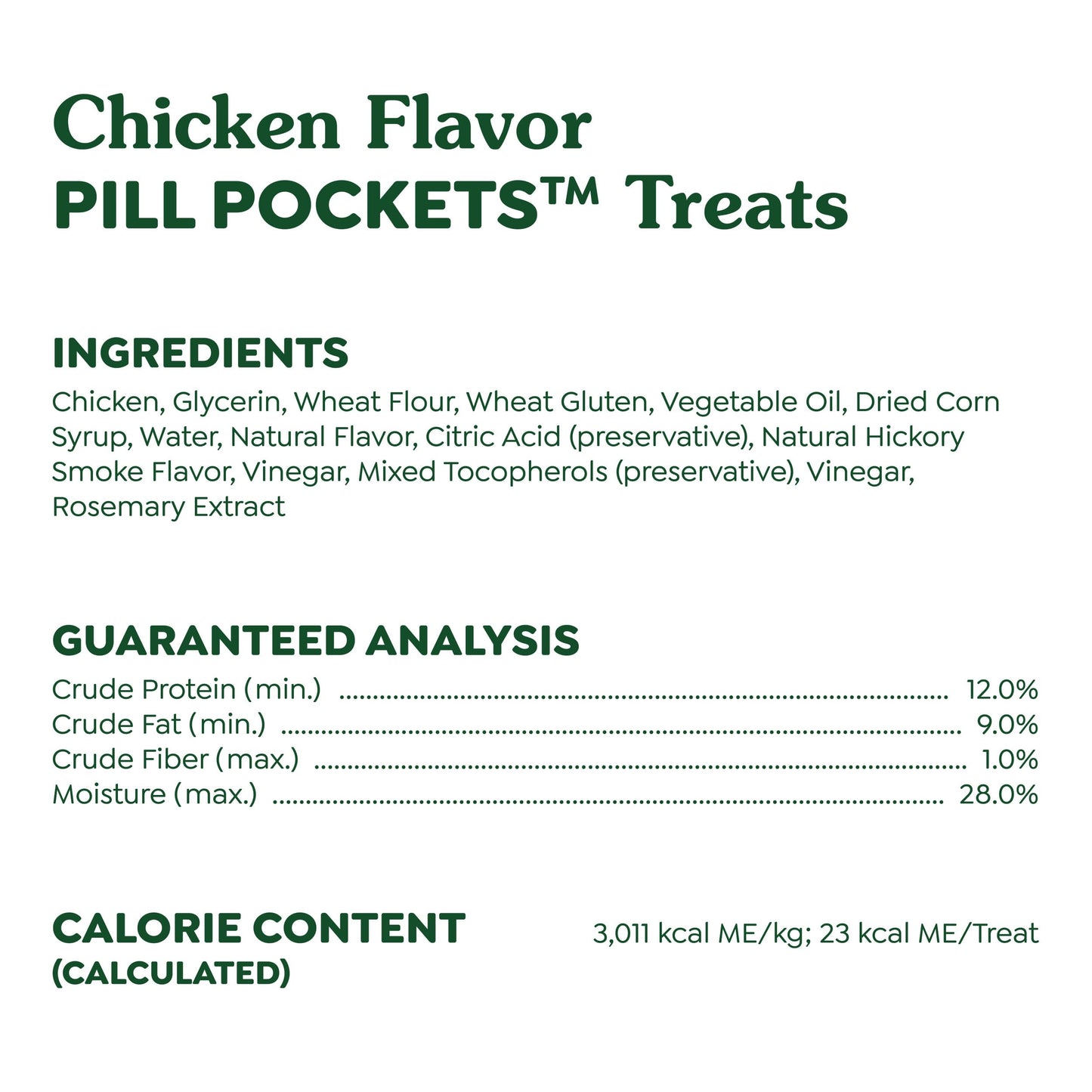 Greenies Pill Pockets for Dogs Large Size, Soft Dog Treats, Chicken Flavor, 15.8 oz. Pouch (60 Treats)