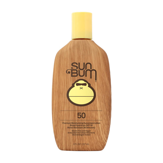 Sun Bum Original SPF 50 Sunscreen Body Lotion - Broad Spectrum Moisturizing Sunscreen with Vitamin E - Hawaii 104 Act Compliant (Made without Octinoxate & Oxybenzone) - 8 oz