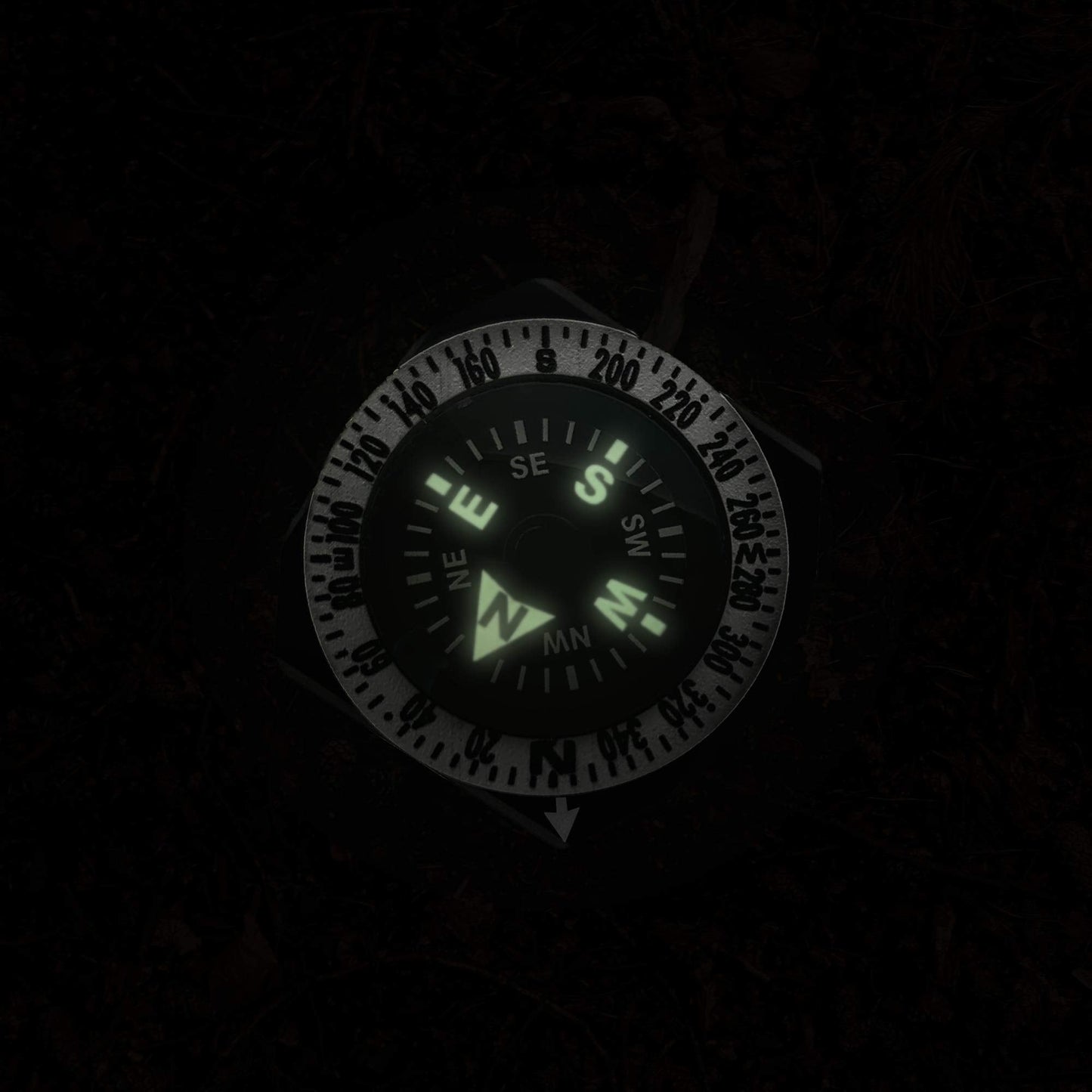 Sun Company GoCompass - Micro Orienteering Wrist Compass | Watch Band or Paracord Bracelet Compasses with Rotating Bezel