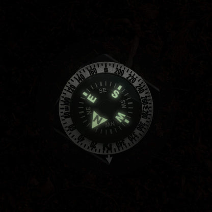 Sun Company GoCompass - Micro Orienteering Wrist Compass | Watch Band or Paracord Bracelet Compasses with Rotating Bezel