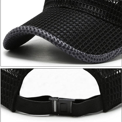 FASHIXD Summer Mesh Baseball Cap for Men Women Trucker Hat Outdoor Sports Running hat (1-Dark Gray)