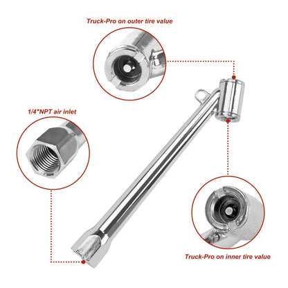 WYNNsky 17PCS Air Compressor Accessories Attachment Kit, 1/4’’ Air Hose Fittings, Blow Gun, Tire Gauge, Air Chuck