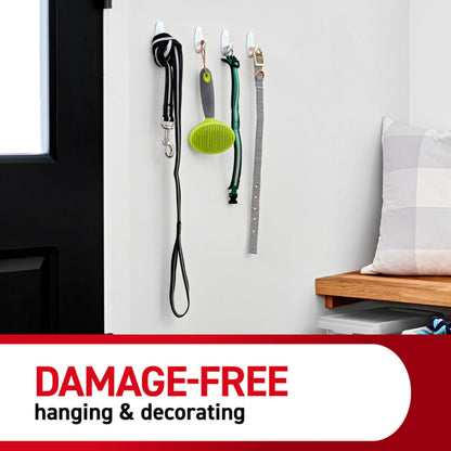 Command Variety Pack, Including 10 Pairs of Picture Hanging Strips, 6 Wire Hooks and 8 Utility Hooks for Hanging, Organization and Storage, Damage-Free Hanging Up to 19 Items, 1 Kit