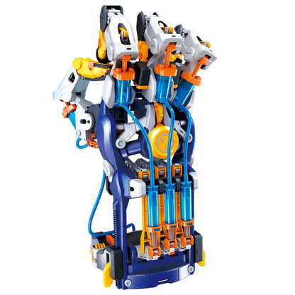 Thames & Kosmos Mega Cyborg Hand STEM Experiment Kit | Build Your Own GIANT Hydraulic Amazing Gripping Capabilities Adjustable for Different Sizes Learn Pneumatic Systems