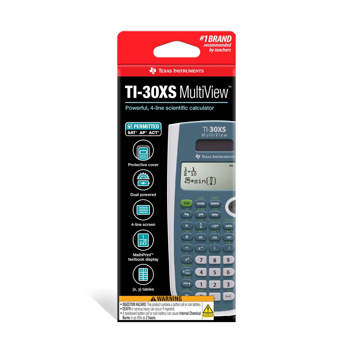 Texas Instruments TI-30XS MultiView Scientific Calculator
