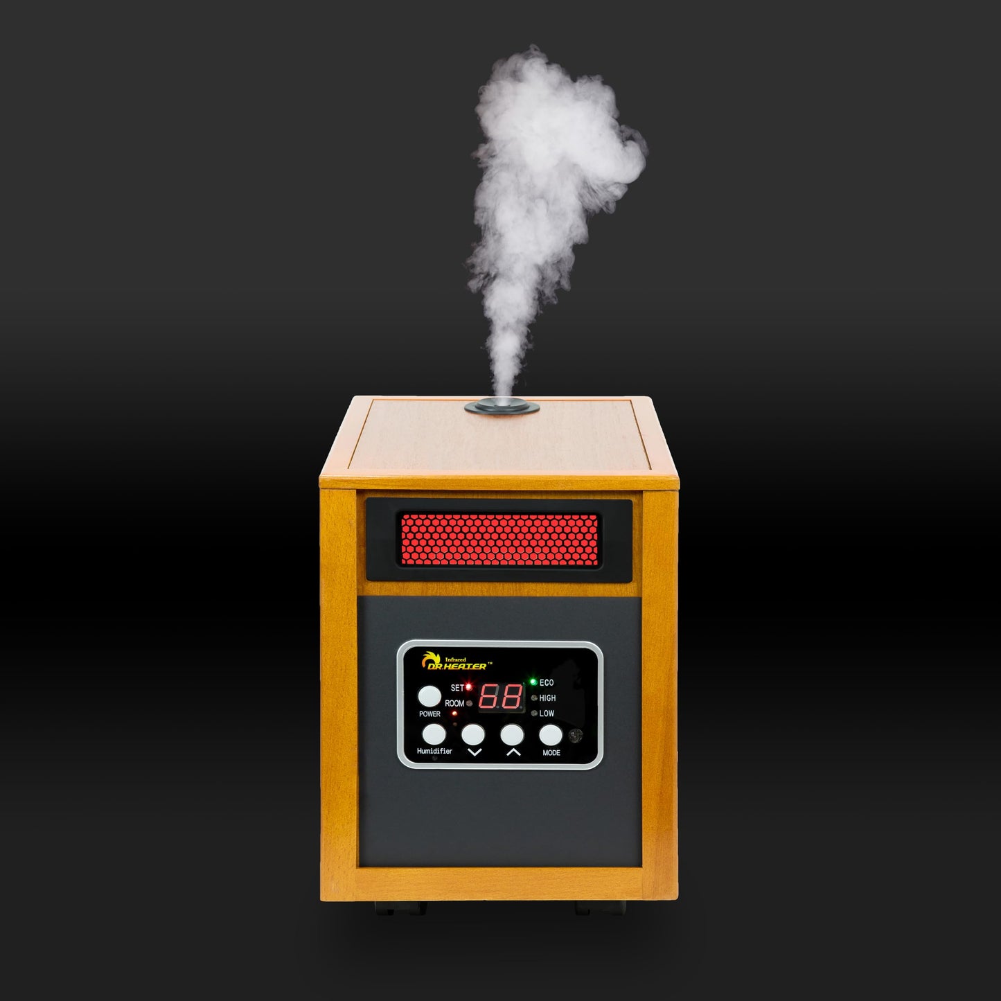 Dr. Infrared Heater Portable Space Heater with Humidifier, 1500-Watt