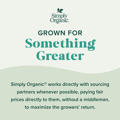 Simply Organic Garlic 'N Herb Salt-free Spice Blend, 3.1 Ounce Jar, Light Lemon Zest, Great on Veggies, Chicken Fish and More