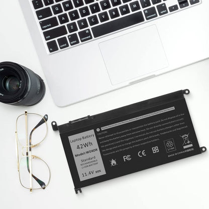 TREE.NB WDX0R Laptop Battery Replacement for Dell Inspiron 13 15 5000 7000 Series 5565 5567 5570 5578 7560 7570 7573 7579 5368 5378 Latitude 7368 17 5765 5767 Series Notebook 3CRH3 T2JX4 11.4V 42Wh