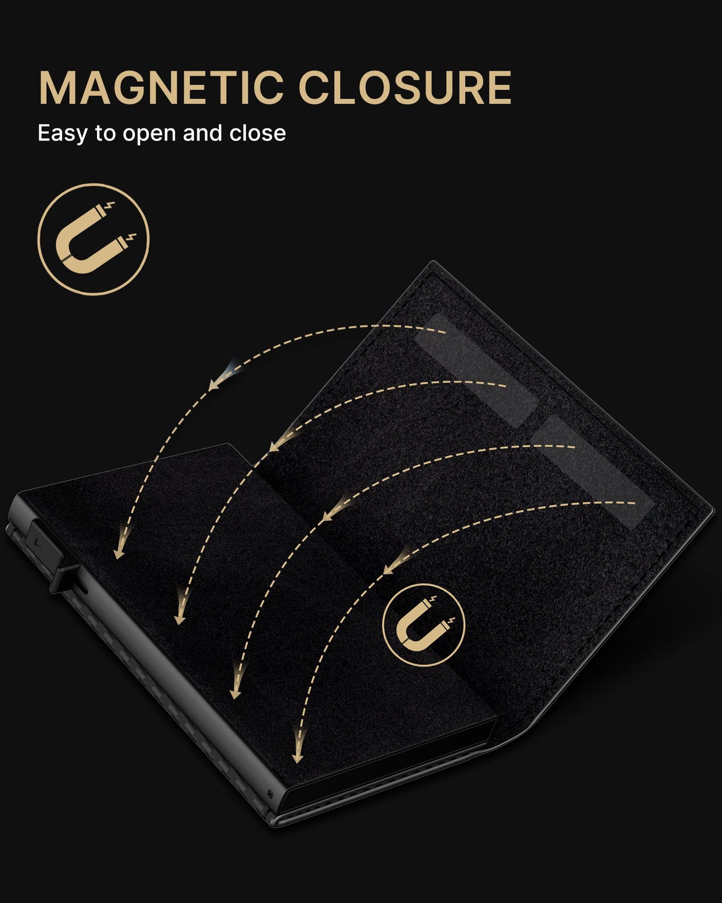 typecase Mens Wallet Card Holder: Pop Up Aluminum Case, Genuine Leather, Smart, RFID Blocking, Slim, Minimalist, Front Pocket - 9-14 Card Capacity | ID Window | Cash Slot (Carbon Fiber)