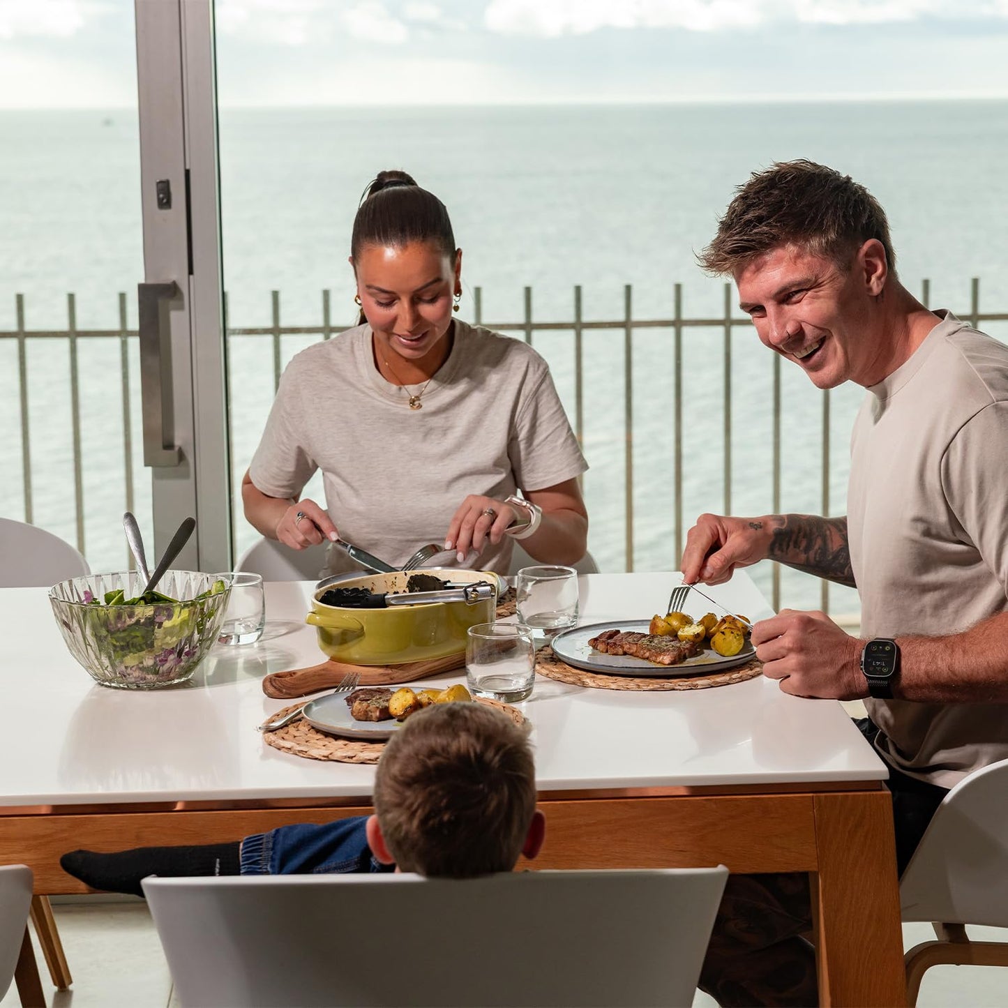 TrendPlain - Original 16oz/470ml Olive Oil Dispenser Bottle for Kitchen Gadgets and Air Fryer Accessories - Olive Oil Sprayer for Cooking w/Stickers - Navy