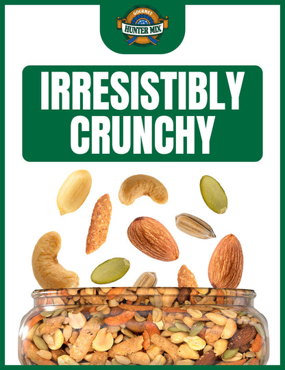 Southern Style Nuts Gourmet Hunter Bulk Trail Mix, 23 oz (Pack of 1), Sesame Sticks, Roasted Peanuts, Sunflower Kernels, Almonds, Cashews & Pepitas, Mixed Nuts, Snacks for Adults & Kids