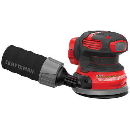 CRAFTSMAN V20 Orbital Sander, Cordless, 12,000 OPM, Bare Tool Only (CMCW220B)