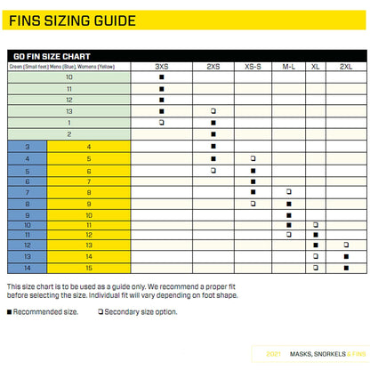 Scubapro GO Travel Fins - White