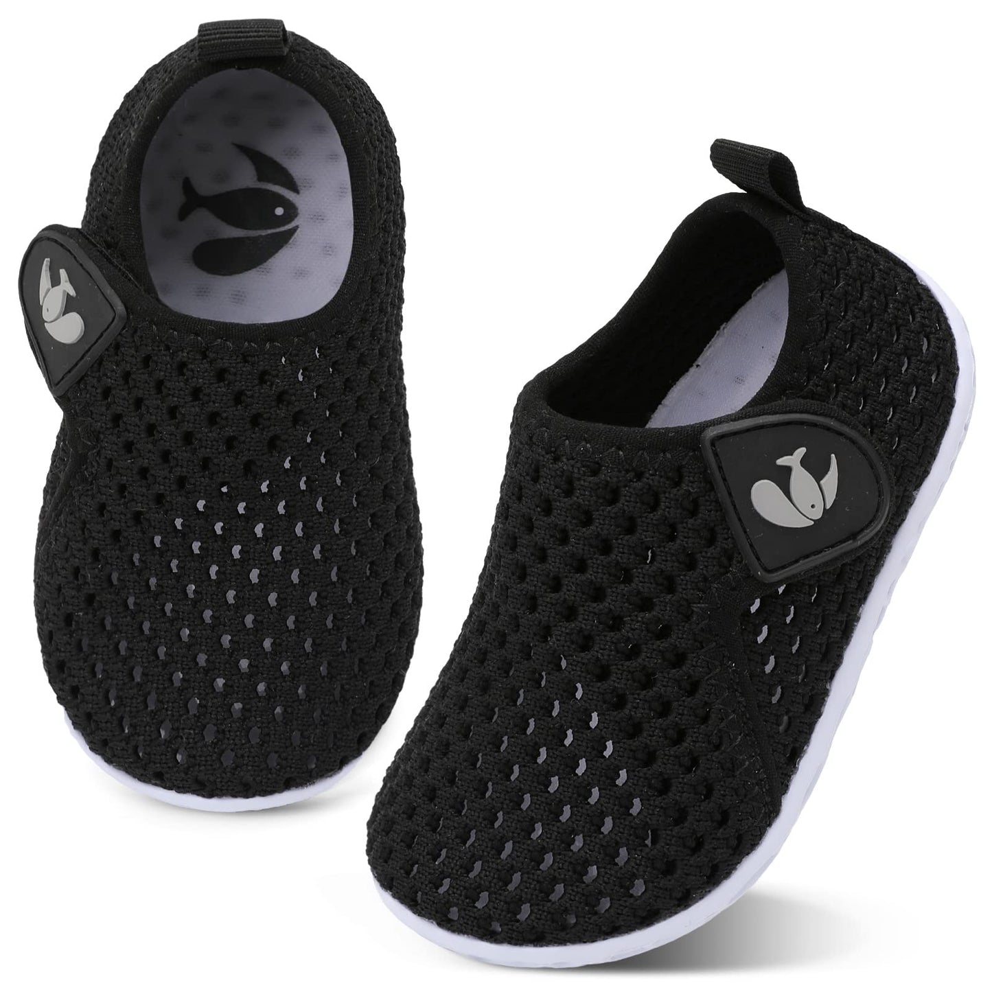 FEETCITY Toddler Swim Shoes Boys Girls Aqua Socks Non-Slip Quick Dry Barefoot for Kids Beach Outdoor Sports Toddler 5