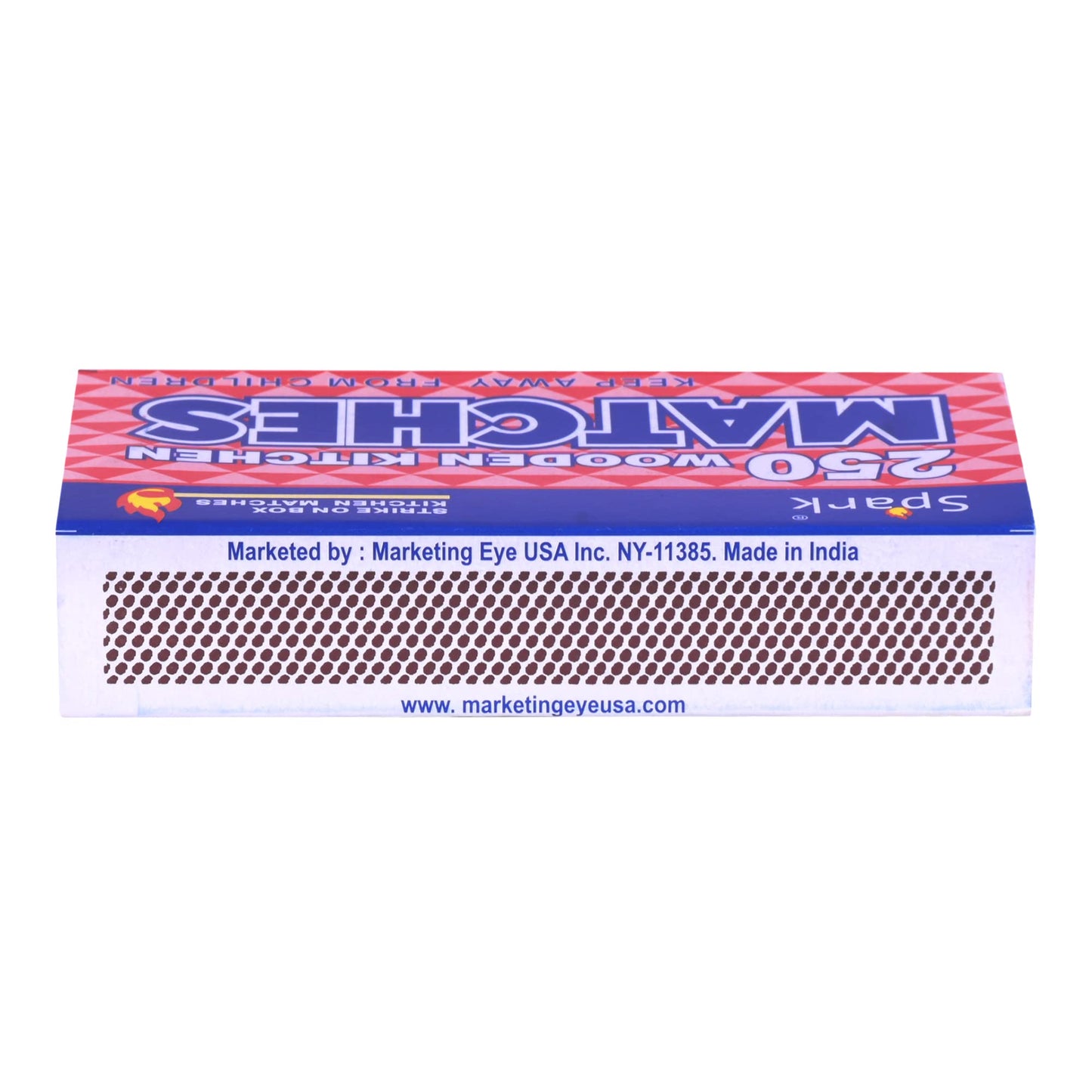 Spark Large Matches – 20 Packs, 5,000 Total Strike-on-Box Matches for Fireplace, Camping, Survival, BBQ | Wholesale Bulk Lot