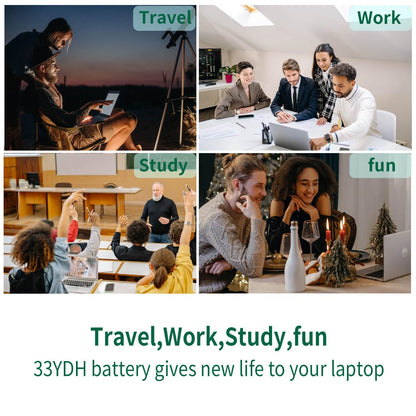 DMKAOLLK 56WH 33YDH Laptop Battery for Dell Inspiron 17 7000 7778 7779 7786 7773 15 7577 G3 3579 3779 G5 5587 G7 7588 Latitude 13 3380 14 3490 15 3590 3580 PVHT1 P30E 81PF3 081PF3 12 Months Warranty