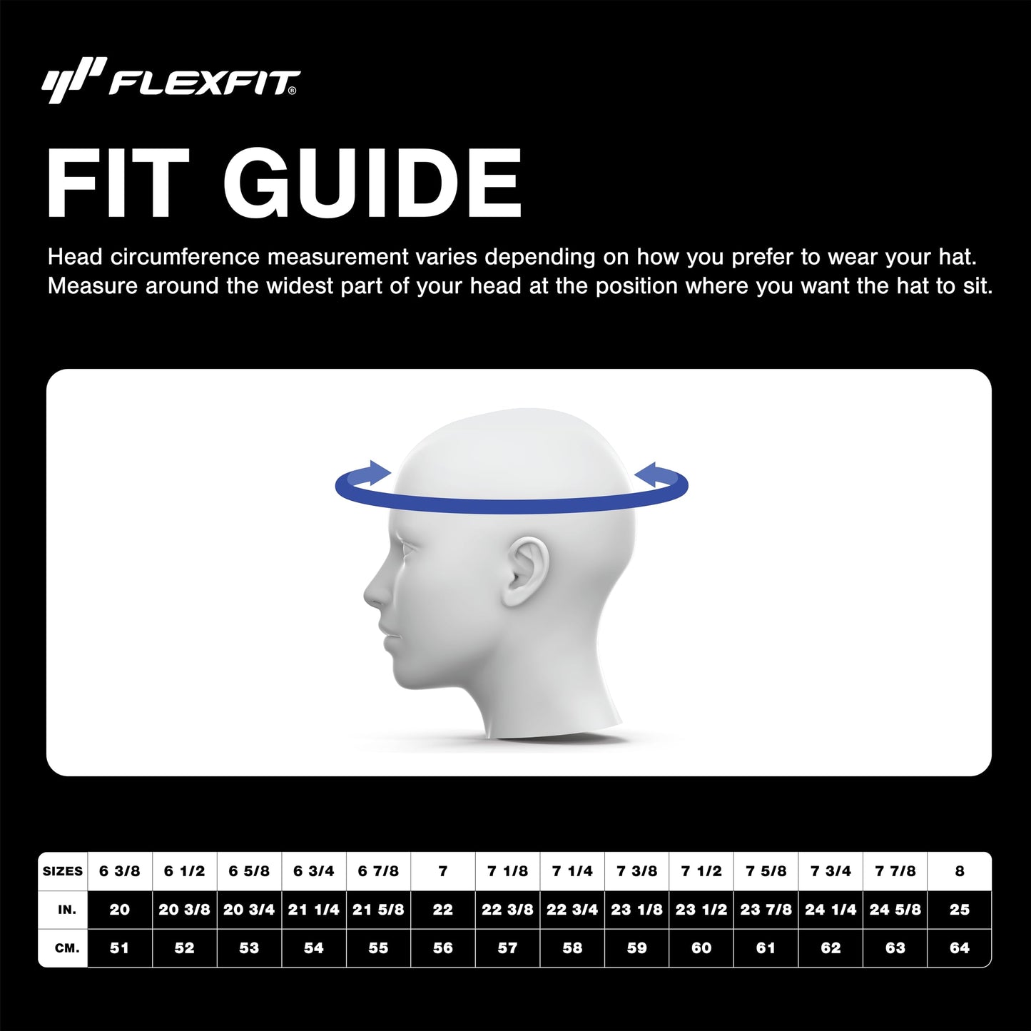 Flexfit Mens Cotton Twill Fitted Baseball Cap, White, Small-Medium US
