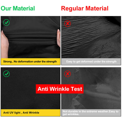 uxcell Car Cover Waterproof All Weather for Car, Full Car Cover Rain Sun Protection Universal Fit for Sedan 178''-185''