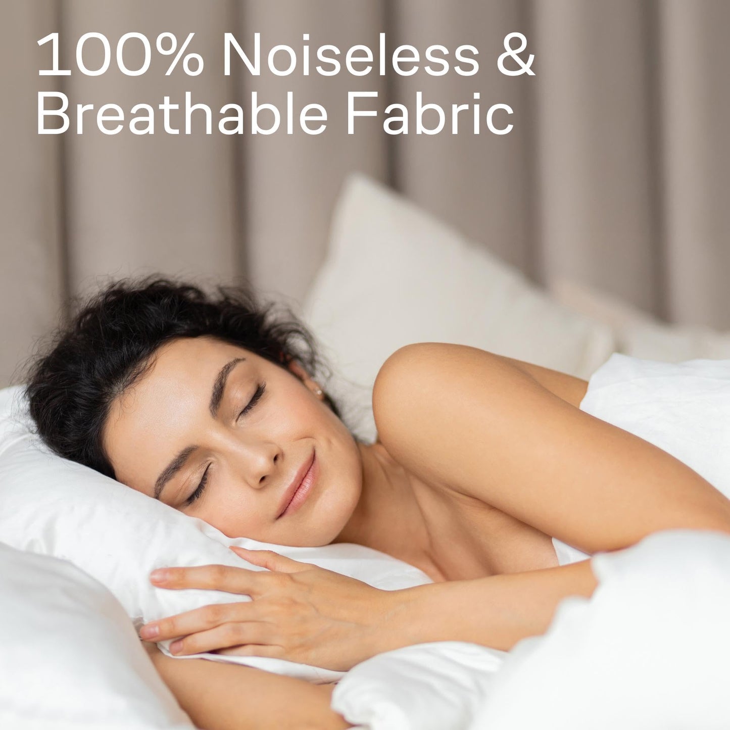 Ultra Soft Pillow Protectors with Zipper Standard Size - Set of 4 Breathable Pillow Covers - 100% Protection Against Stains, Dust & Dirt - Machine Washable (Beige)