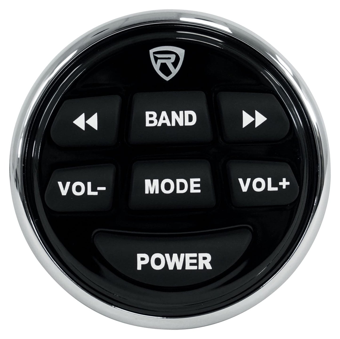 Rockville RGHR2 Marine Gauge Hole Receiver, Bluetooth/USB/AM/FM, TDA7851L Amp, 288W Peak (72W x 4), IP66 Waterproof, Wired Remote, for Boats/ATVs/UTVs